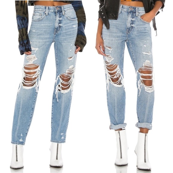 PISTOLA Presley Straight Jeans in Blue Size‎ 26 - Picture 1 of 9